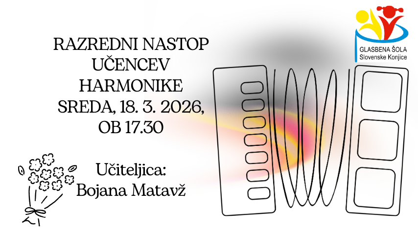 Razredni nastop oddelka harmonike